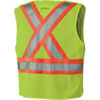 6936 5-Point Tear-Away Safety Vest, High Visibility Lime-Yellow, 2X-Large, Polyester Auto Electric Service Ltd.