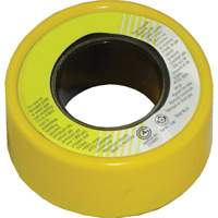 Ruban scellant pour filets au pas du gaz avec PTFE, 236" lo x 1/2" la, Jaune Auto Electric Service Ltd.