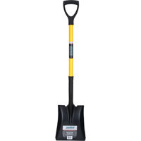 Square Point Shovel, Fibreglass, Tempered Steel Blade, D-Grip Handle, 32-1/2" Long Auto Electric Service Ltd.