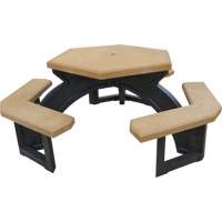 Recycled Plastic Hexagon Picnic Tables, 78" L x 78" W, Cedar Auto Electric Service Ltd.