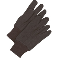 Classic Jersey Gloves, One Size, Brown, Unlined, Knit Wrist Auto Electric Service Ltd.