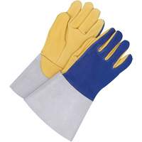 Gants pour soudeur TIG avec poignet de 5,5", Cuir fleur de daim, Taille 10 Auto Electric Service Ltd.