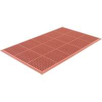 Competitor Series Mats, Slotted, 3' x 5' x 7/8", Orange, Natural Rubber Auto Electric Service Ltd.