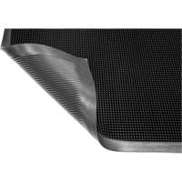Gritstop Fingermat Matting, Rubber, Scraper Type, Textured Pattern, 2' x 2-2/3', Black Auto Electric Service Ltd.