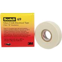 Scotch&reg; Glass Cloth Tape, 19 mm (3/4") W x 20 m (66') L, 7 mils, White Auto Electric Service Ltd.