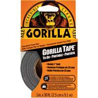 Duct Tape To-Go, 17 mils, Black, 25.4 mm (1") x 9.14 m (30') Auto Electric Service Ltd.