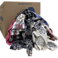 Select Wiper Rags, Flannel, Mix Colours, 20 lbs. Auto Electric Service Ltd.