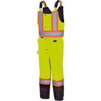 5041BB Pantalon &agrave; bretelles matelass&eacute; imperm&eacute;able, Polyester, Grand, Jaune lime haute visibilit&eacute; Auto Electric Service Ltd.