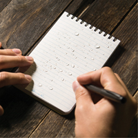 Carnet de notes de poche &agrave; spirale, Couverture souple, Jaune, 100 Pages, 4" , 6"  Auto Electric Service Ltd.