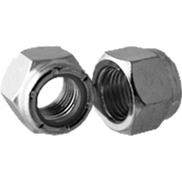 Bague arr&ecirc;toir en nylon mince de s&eacute;rie lourde NTU pour &eacute;crou de blocage, 3/4"-10 dia, Zingu&eacute; Auto Electric Service Ltd.