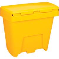 Bacs d'entreposage pour sel & sable, Avec Moraillon, 21" x 27" x 26", 4,24 pi³, Jaune Auto Electric Service Ltd.