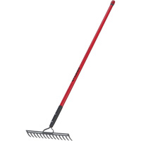 Level Rake, Fibreglass Handle, 14" W, Forged Steel Blade, 14 Tines Auto Electric Service Ltd.