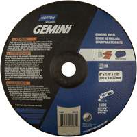 Gemini&reg; Saucer Wheel, 9" x 1/4", 7/8" Arbor, Aluminum Oxide, Type 28 Auto Electric Service Ltd.