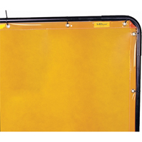 Rideau Lavashield, 68,5" x 68,5", Transparence &eacute;lev&eacute;, Jaune Auto Electric Service Ltd.