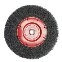 Brosses &eacute;conomiques &agrave; fils cr&ecirc;p&eacute;s - Face &eacute;troite, 6" dia., Fils 0.014, Arbre 2" Auto Electric Service Ltd.