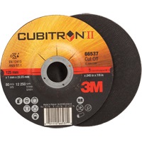 Meules &agrave; tronçonner Cubitron II, 5" x 0,045", Arbre de 7/8", Type 27, C&eacute;ramique, 12250 Tr/min Auto Electric Service Ltd.
