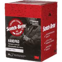 Tampons manuels Scotch-Brite 7447, Oxyde d'aluminium, 9" x 6", Grain Tr&egrave;s fin Auto Electric Service Ltd.