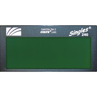 ArcOne&reg; Singles&reg; High Definition Auto-Darkening Welding Lens, 2" W x 4-1/2" H Viewing Area, For Use With ArcOne&reg; Auto Electric Service Ltd.