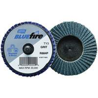 BlueFire&reg; R884P Plastic Flat Mini Flap Disc, 2" x Type 27, P80 Grit, Zirconia Alumina Auto Electric Service Ltd.