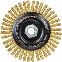 Spark-Free Brass Wire Wheel, 5" Dia. x 5/8"-11 Arbor Auto Electric Service Ltd.