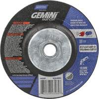 Meule Gemini, 4-1/2" x 1/4", Arbre 5/8"-11, Oxyde d'aluminium, Type 27 Auto Electric Service Ltd.