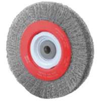 Roue d'&eacute;tabli sertie, 8" dia., Fils 0,014", Arbre 1/2"-2 Auto Electric Service Ltd.