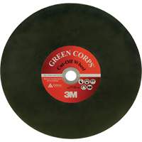 Green Corps Cut Off Wheel, 13-9/10" x 0.118", 1" Arbor, Ceramic, 20000 RPM Auto Electric Service Ltd.