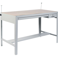 Precision Drafting Table Base, 56-3/8" W x Grey Auto Electric Service Ltd.