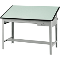 Precision Drafting Table Base, 56-3/8" W x Grey Auto Electric Service Ltd.