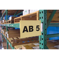 Ensembles d'&eacute;tiquettes pour all&eacute;es d'entrep&ocirc;t &agrave; fixation par pression Slip 'N Stik, 11" x 8-1/2", Plastique Auto Electric Service Ltd.