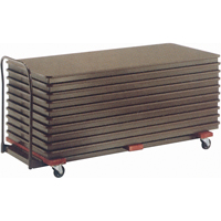 Chariots de table empilables plats, 74" la x 31,25" p x 36,25" h Auto Electric Service Ltd.