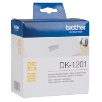 Tape Cartridge for QL Label Printers, 29 mm x 3-1/2", White Auto Electric Service Ltd.