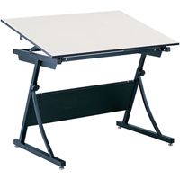 PlanMaster Height-Adjustable Drafting Table, 43" W x 29-1/2" - 37-1/2" H, Black Auto Electric Service Ltd.