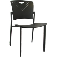 MaxX StaxX Stackable Chairs, Polypropylene, 17-1/4" High, 275 lbs. Capacity, Black Auto Electric Service Ltd.