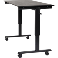 Adjustable Stand-Up Desk, Stand-Alone Desk, 48-1/2" H x 59" W x 29-1/2" D, Black Auto Electric Service Ltd.