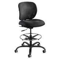 Vue Heavy-Duty Stool, Nylon, Black, 350 lbs. Capacity Auto Electric Service Ltd.