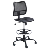Vue Ergonomic Stool, Vinyl, Black, 250 lbs. Capacity Auto Electric Service Ltd.