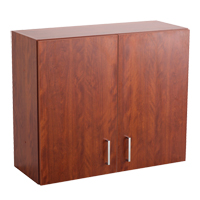 Armoire modulaire murale, 30" h x 36" la x 15" p, 1 tablettes, M&eacute;lamine, Acajou Auto Electric Service Ltd.