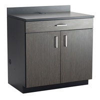 Armoire modulaire de base, M&eacute;lamine, 39" h x 36" la x 25" P, Nuit d'Asie/noir Auto Electric Service Ltd.