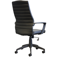 Activ A-128 Office Chair, Polyurethane, Black, 275 lbs. Capacity Auto Electric Service Ltd.