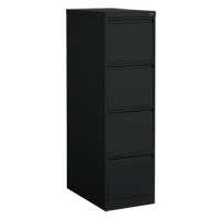 Vertical Filing Cabinet, Steel, 4 Drawers, 15-1/7" W x 25" D x 52" H, Black Auto Electric Service Ltd.