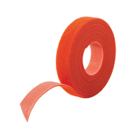 One-Wrap&reg; Cable Management Tape, Hook & Loop, 25 yds x 5/8", Self-Grip, Orange Auto Electric Service Ltd.