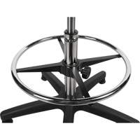 Heavy-Duty Ergonomic Stool, Stationary, Adjustable, 39” - 48”, Polyurethane Seat, Black Auto Electric Service Ltd.