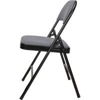 Deluxe Fabric Padded Folding Chair, Steel, Grey, 300 lbs. Weight Capacity Auto Electric Service Ltd.
