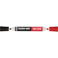 Markal&reg; Dura-Ink&reg; Dual Colour Permanent Ink Marker, Black/Red, Bullet Tip Auto Electric Service Ltd.