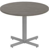 Table ronde &agrave; hauteur r&eacute;glable Newland, 36" lo x 36" la x 29" h, Dessus de 1", Stratifi&eacute;, Brun Auto Electric Service Ltd.