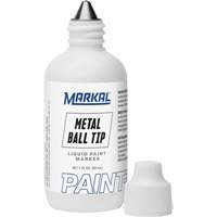 Marqueur Paint-Riter avec pointe en bille m&eacute;tallique, Liquide, Blanc Auto Electric Service Ltd.