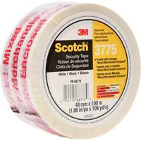 Ruban d'emballage Scotch 3775 avec message, Adh&eacute;sif Thermofusible, 2 mils, 48 mm (1-22/25") x 100 m (328') Auto Electric Service Ltd.