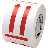 This Side Up Pictogram Special Handling Labels, 6" L x 4" W, Red on White Auto Electric Service Ltd.