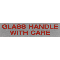 &eacute;tiquettes pour traitement sp&eacute;cial Glass Handle with Care, 5" lo x 2" la, Noir/rouge Auto Electric Service Ltd.